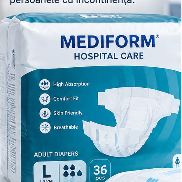 Scutece absorbante Hospital Care, Large